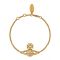Vivienne Westwood Luiza Bas Relief Gold Tone Pearl Bracelet - Gold