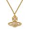 Vivienne Westwood Luiza Bas Relief Gold Tone Necklace