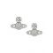 Vivienne Westwood Carmela Bas Relief Silver Tone Studs - Silver