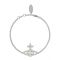 Vivienne Westwood Silver + Pearl Olympia Bracelet - Silver