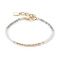 Coeur De Lion Brilliant Gold Crystal Monochrome Bracelet - Gold