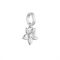 Rebecca Silver Flower Charm - Silver