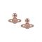 Vivienne Westwood Carmela Bas Relief Rose Gold Tone Studs - Rose Gold
