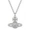 Vivienne Westwood Carmela Bas Relief Silver Tone Necklace - Silver