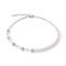 Coeur De Lion Precious Fusion Silver Pearl White Cubes Necklace - 42cm