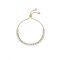 Ted Baker Perrmel Gold Icon Pearl Tennis Slide Bracelet - Adjustable