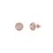 Ted Baker Soletia Rose-Gold Solitaire Sparkle Halo Stud Earrings - Rose Gold