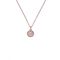 Ted Baker Soltell Rose-Gold Solitaire Sparkle Halo Necklace - 49cm