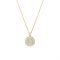 Swarovski Meteora Gold White Pavé Layered Pendant Necklace