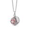 Angel Whisperer Silver Red XS Soundball Necklace - Silver