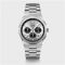 CLUSE Silver Vigoureux Black Chrono Watch - Silver