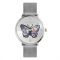 Olivia Burton Signature Butterfly Stainless Steel Mesh Watch