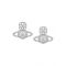 Vivienne Westwood Silver Crystal Norabelle Orb Earrings - Silver