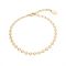Over & Over Gold Stainless Steel Sunburst Anklet - Gold