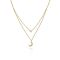 Seek + Find Shine Interstellar Gold Layered Necklace - Gold