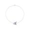 Disney Stitch and Heart Anklet - Silver