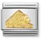 Nomination Gold Pyramid Charm - Stainless Steel
