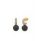 Kate Spade New York Gold Green Multi Crystal Showtime Huggies - Gold