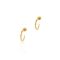 Seek + Find True Gold Hoops - Gold