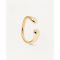 PDPAOLA Gold Crush Open Ring