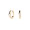 PDPAOLA Gold Onda Crystal Hoops - Gold