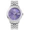 Vivienne Westwood Silver Little Camberwell Purple Round Watch - Silver