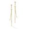 Coeur De Lion Gold Past White Cube Drop Earrings - Gold