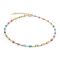 Coeur De Lion Gold Multicolour Pearl Petite Cubes Necklace - Gold