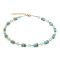 Coeur De Lion Gold Soft Green Cubes Necklace