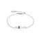 Coeur De Lion Silver Clear Mini Cubes Bracelet - Silver
