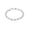 Coeur De Lion Men's Silver Stainless Steel Chain Bracelet - Silver