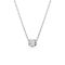 Swarovski Imber Rhodium Plated Round Cut Crystal Necklace