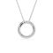 Swarovski Dextera Rhodium Played White Pavé Crystal Necklace