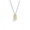 Boss Devon Two Tone Tag Necklace