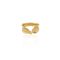 Seek + Find Grow Leaf Adjustable Gold Ring - Gold