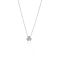 Seek + Find Silver Faith Hope Love Shamrock Necklace - Silver