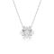 Swarovski Idyllia Rhodium Plated Mixed Cuts Snowflake Necklace