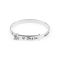 Disney Stitch Ohana Family Bangle - Silver