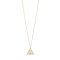 Pilgrim Gold Focus Eye Recycled Necklace - Gold