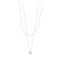 Pilgrim Silver Arlet Pearl and Heart 2 in 1 Necklace - Silver