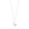 Pilgrim Silver Zhuri Flower Necklace 2 in 1 Set - Silver