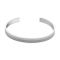 Over & Over Silver Classic Stainless Steel Cuff Bangle - Silver