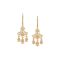 Vivienne Westwood Gold Joaquina Crystal Orb Three Drop Earrings - Gold