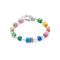 Coeur De Lion Silver GeoCube Iconic Pure Rainbow Bracelet - Silver