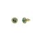 Ted Baker Gold Soletia Solitaire Sparkle Green Halo Studs - Gold