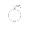 Ted Baker Silver Amorita Crystal Halo Heart Slide Bracelet - Silver