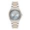 Olivia Burton Lustre Honeycomb Link Blue Dial Rose Gold Watch