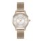 Olivia Burton Wonderlust Sunray Rose Gold Mesh Bracelet Watch
