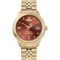 Vivienne Westwood Gold Red Little Camberwell Round Watch - Gold