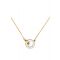 Kate Spade New York Gold Mix Set In Stone Interlink Necklace - Gold